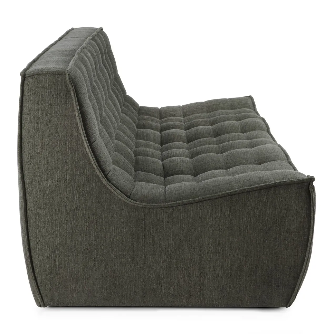 Modulaire bank N701 - eco stof moss green - 3 seat