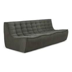Modulaire bank N701 - eco stof moss green - 3 seat