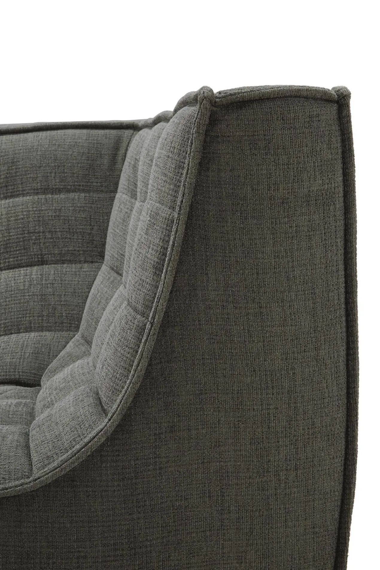 Modulaire bank N701 - eco stof moss green - 90° rechte hoek