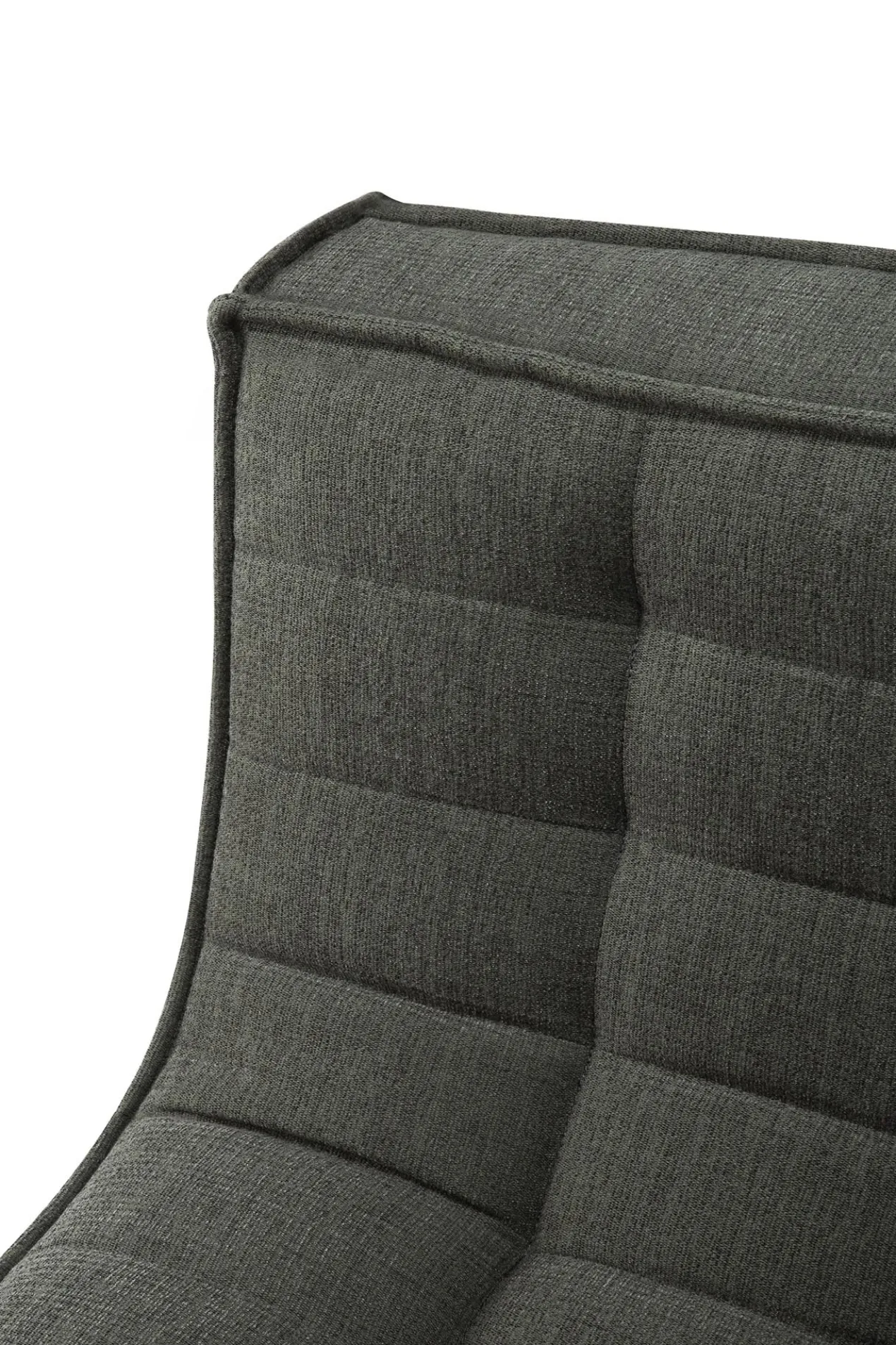 Modulaire bank N701 - eco stof moss green - 90° rechte hoek