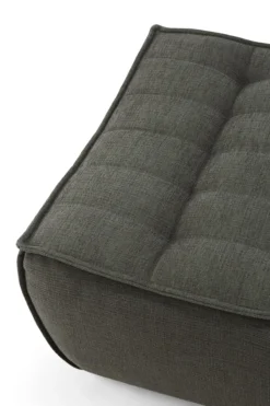 Modulaire bank N701 - eco stof moss green - footstool