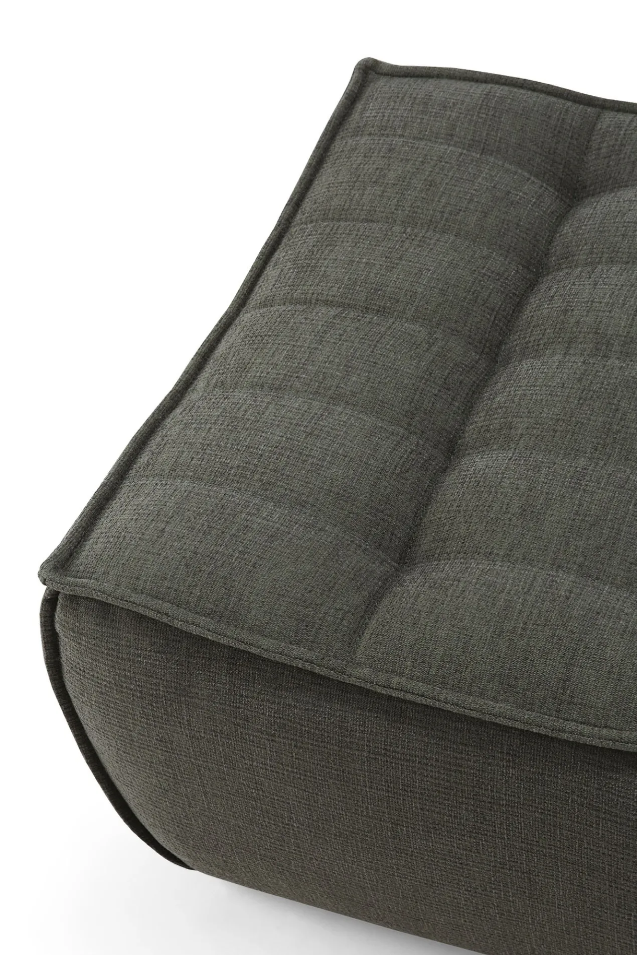 Modulaire bank N701 - eco stof moss green - footstool