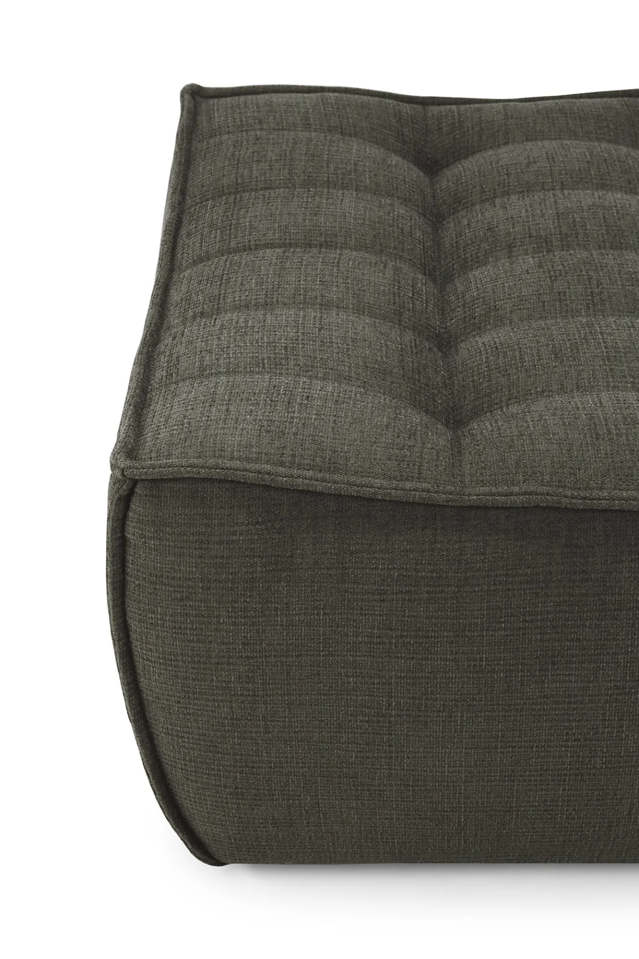 Modulaire bank N701 - eco stof moss green - footstool