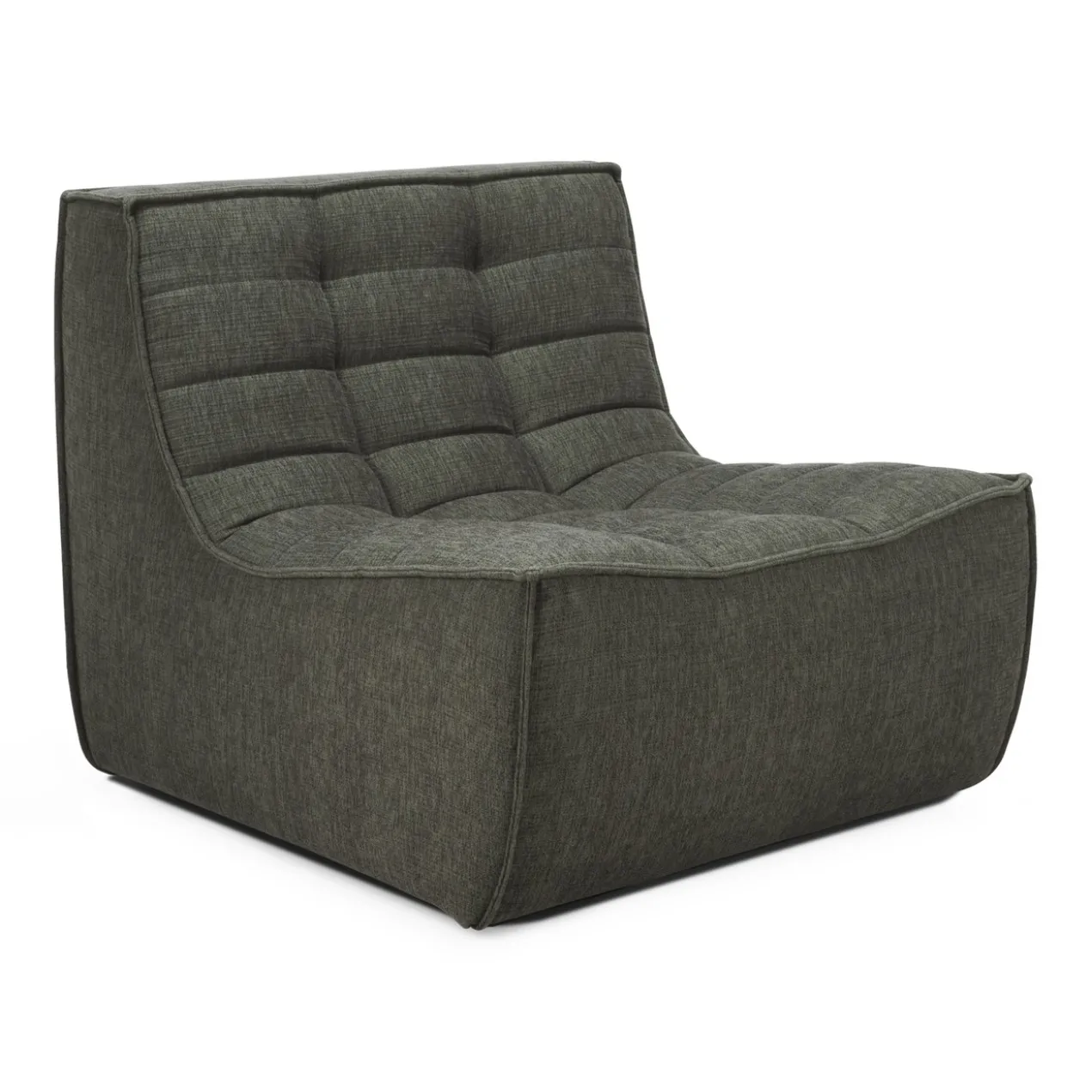 Modulaire bank N701 - eco stof moss green - 1 seat