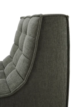 Modulaire bank N701 - eco stof moss green - 1 seat