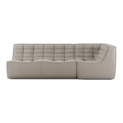 Modulaire bank N701 ecru set 2 seat 90° rechte hoek