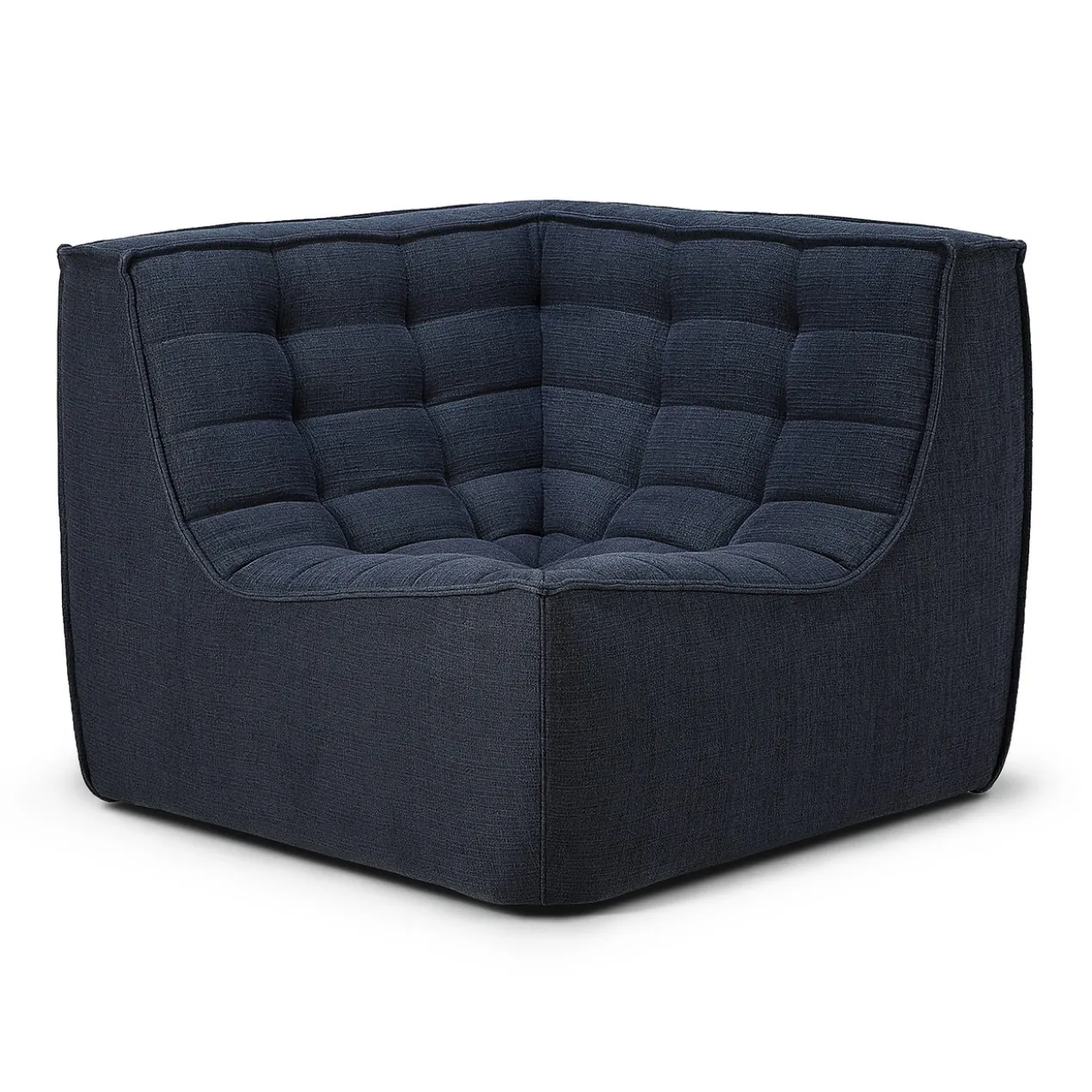 Modulaire bank N701 graphite set 2+3 seat, 90° rechte hoek