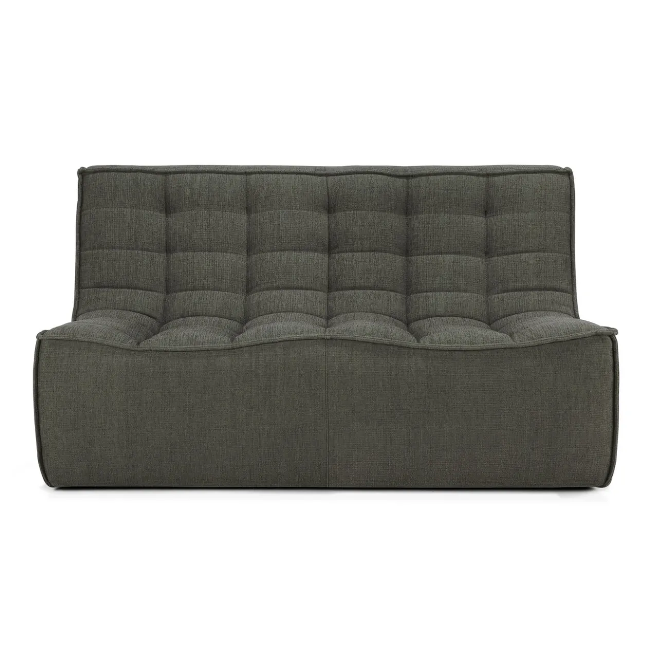 Modulaire bank N701 moss green set 1+2 seat 90° recht hoek