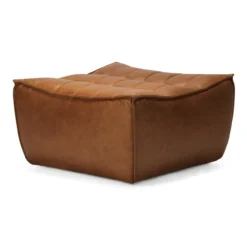Modulaire bank N701 - old saddle - footstool