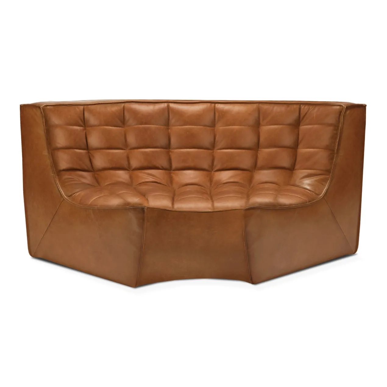 Modulaire bank N701 - old saddle - 90° round corner