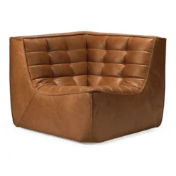 Modulaire bank N701 old saddle set 2 seat 90° rechte hoek