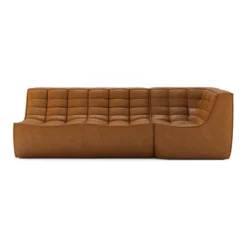 Modulaire bank N701 old saddle set 2 seat 90° rechte hoek