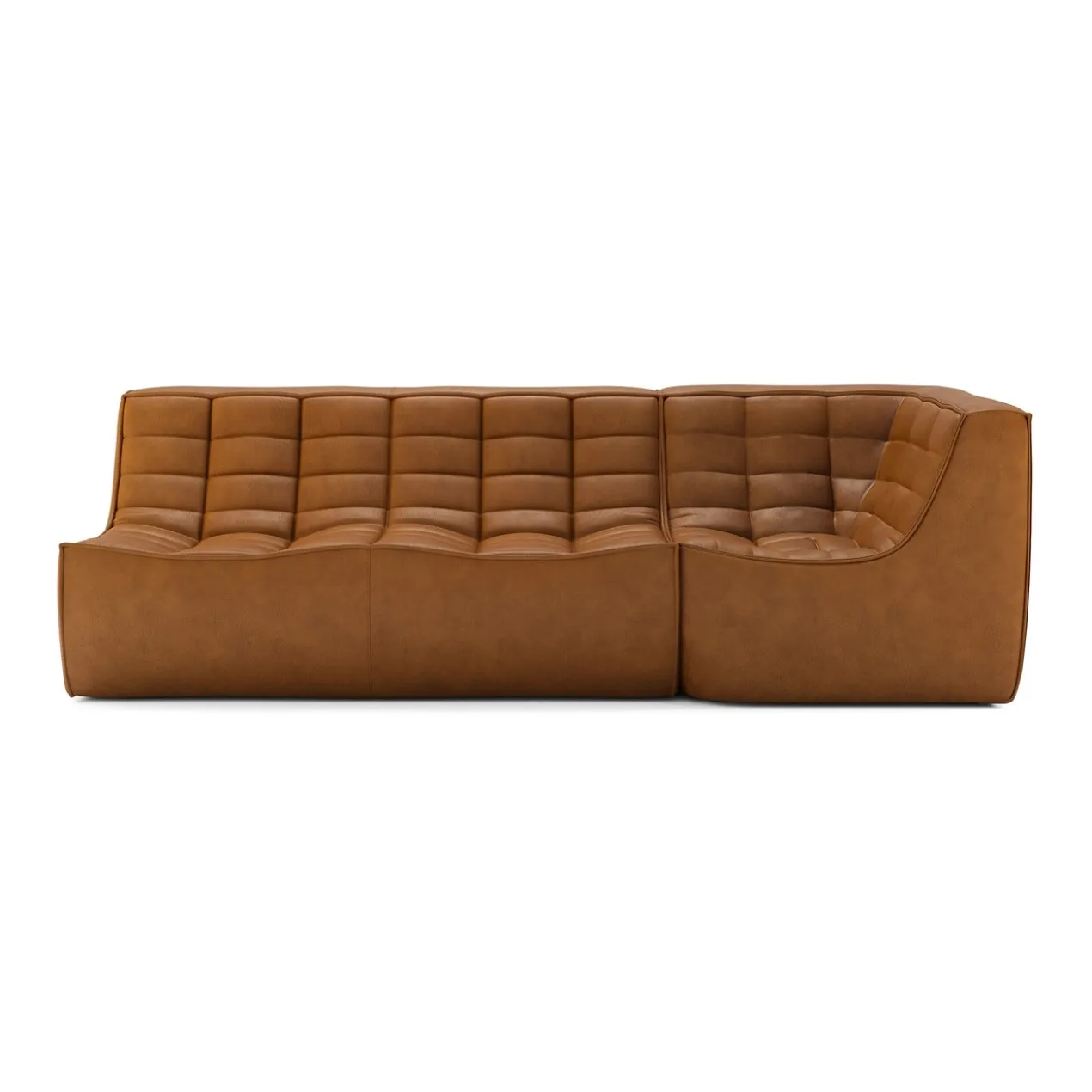 Modulaire bank N701 old saddle set 2 seat 90° rechte hoek