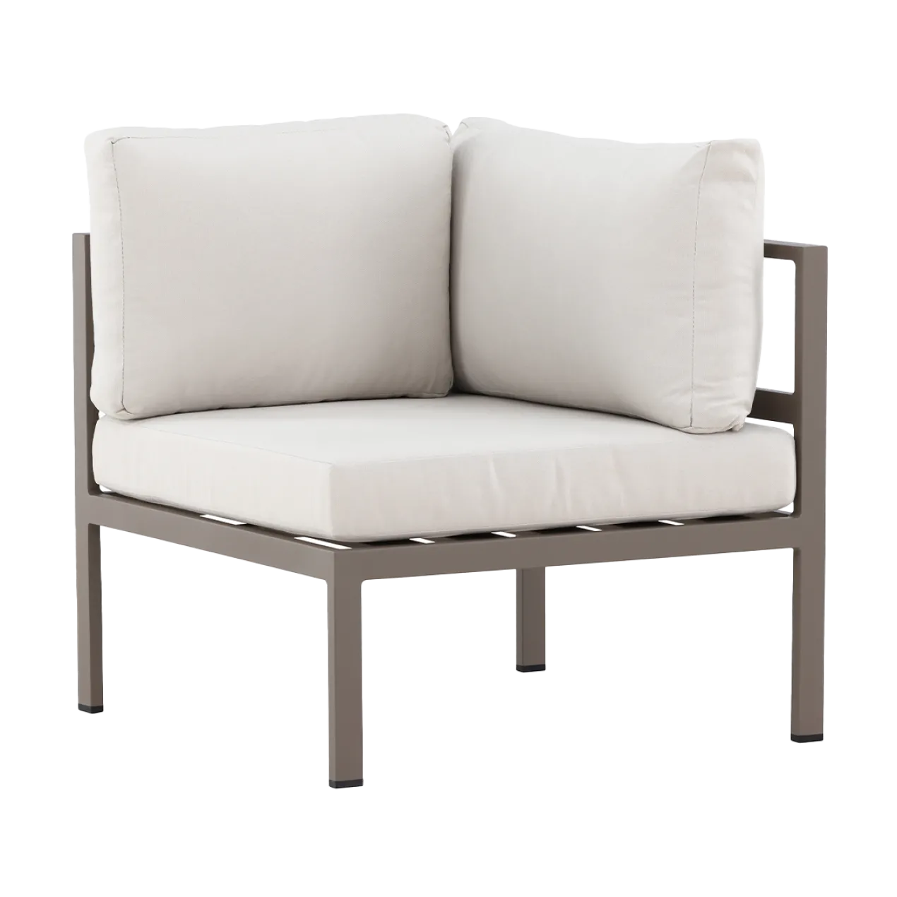 Modulaire loungeset hoekelement Glen taupe
