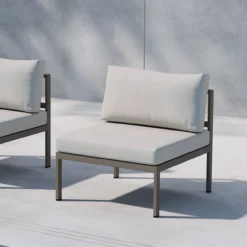 Modulaire loungeset middenelement Glen taupe