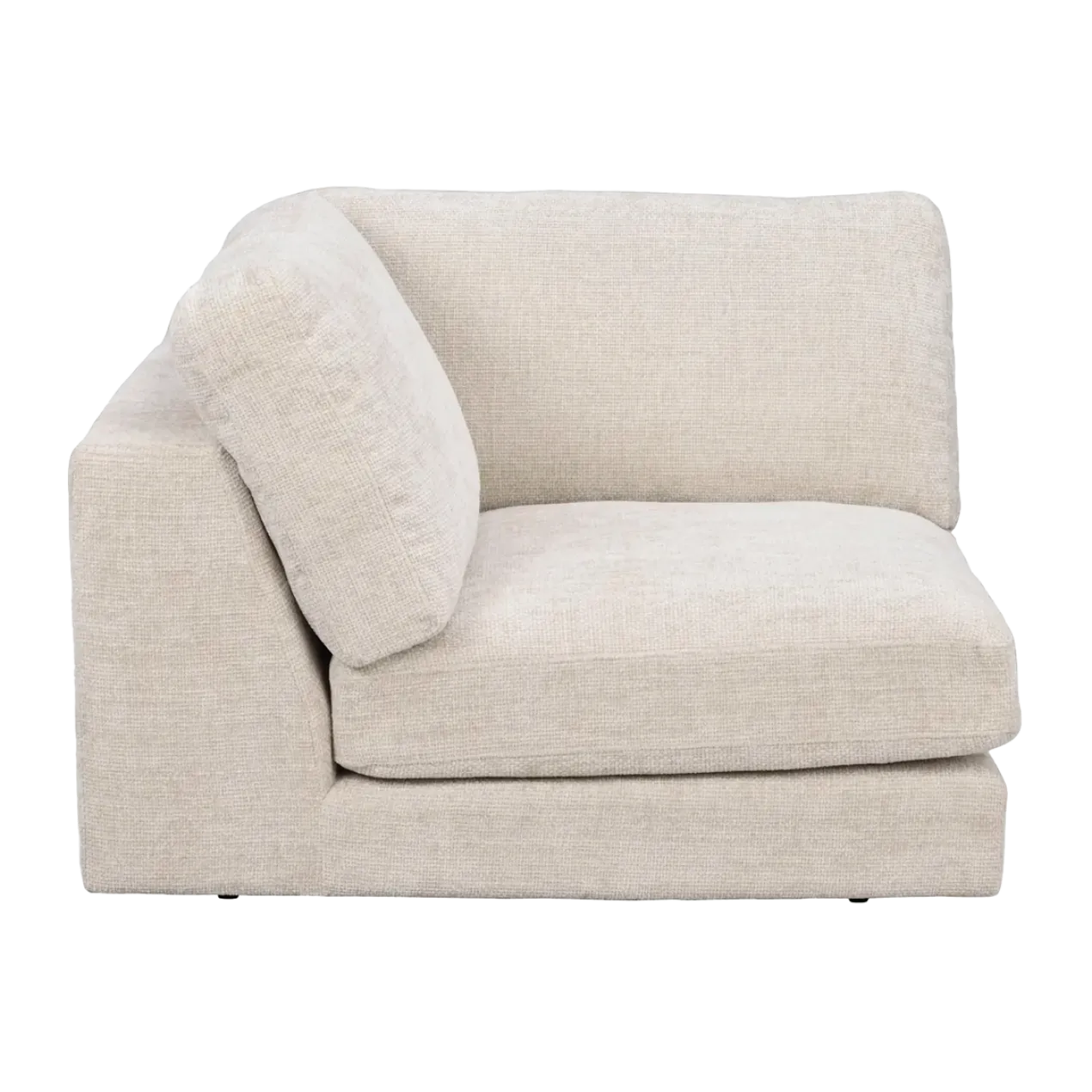Modulair hoekelement Duncan Lichtgrijs/beige