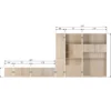 Modulair onderkast 77 cm eiken naturel mat [fsc]