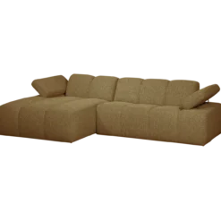 Mojo chaise longue bank links boucle geel/bruin melange