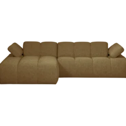 Mojo chaise longue bank links boucle geel/bruin melange