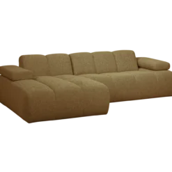 Mojo chaise longue bank links boucle geel/bruin melange