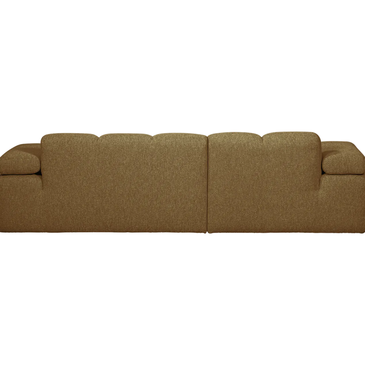 Mojo chaise longue bank links boucle geel/bruin melange