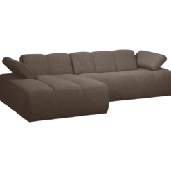 Mojo chaise longue bank links boucle bruin melange