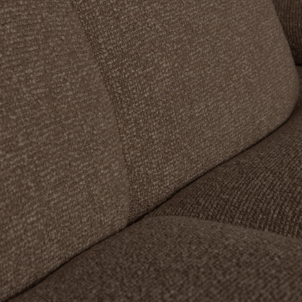Mojo chaise longue bank links boucle bruin melange