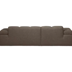Mojo chaise longue bank links boucle bruin melange