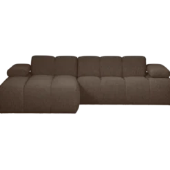 Mojo chaise longue bank links boucle bruin melange