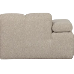 Mojo chaise longue element links boucle beige melange