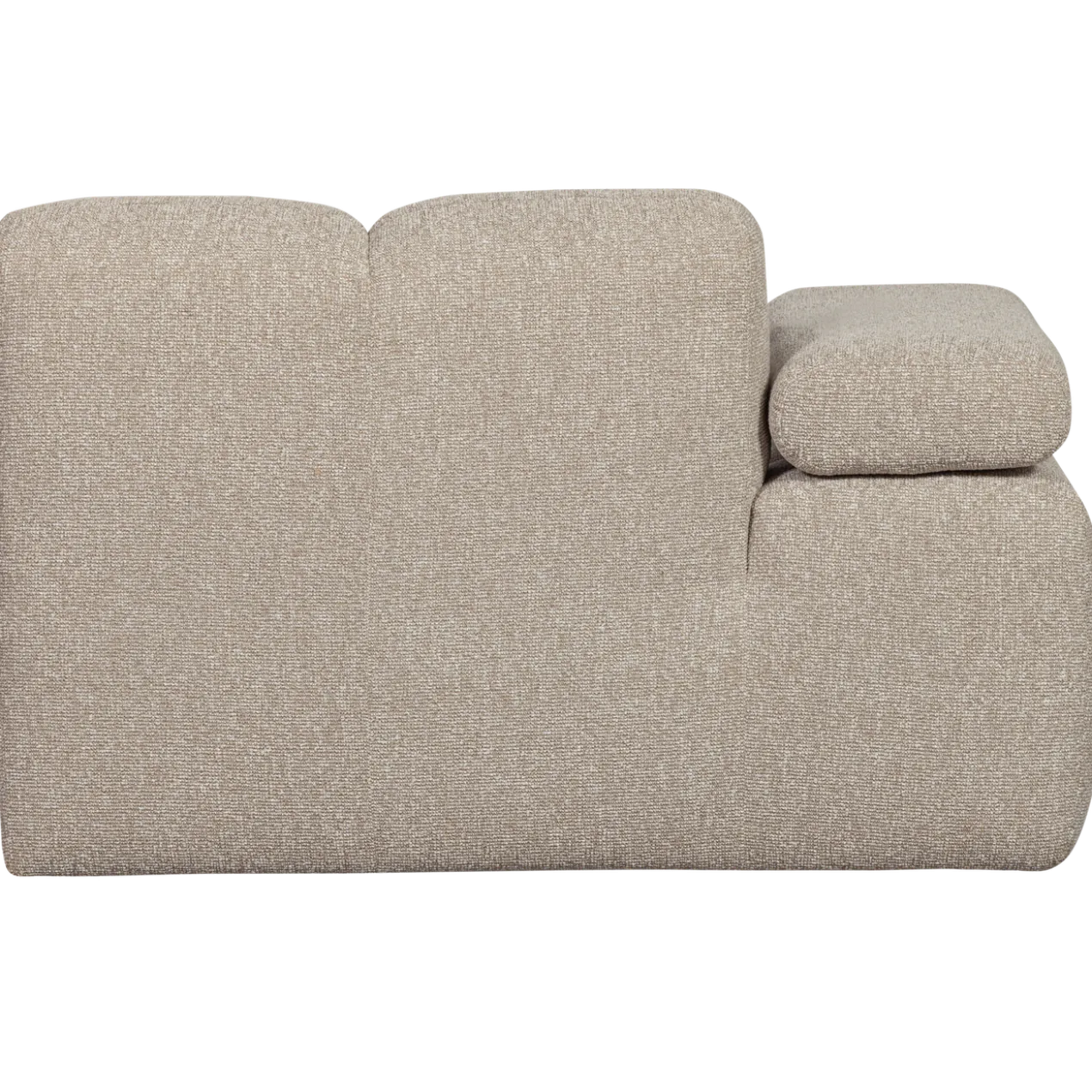 Mojo chaise longue element links boucle beige melange