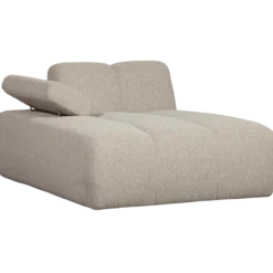 Mojo chaise longue element links boucle beige melange
