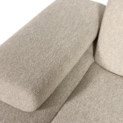 Mojo chaise longue element links boucle beige melange