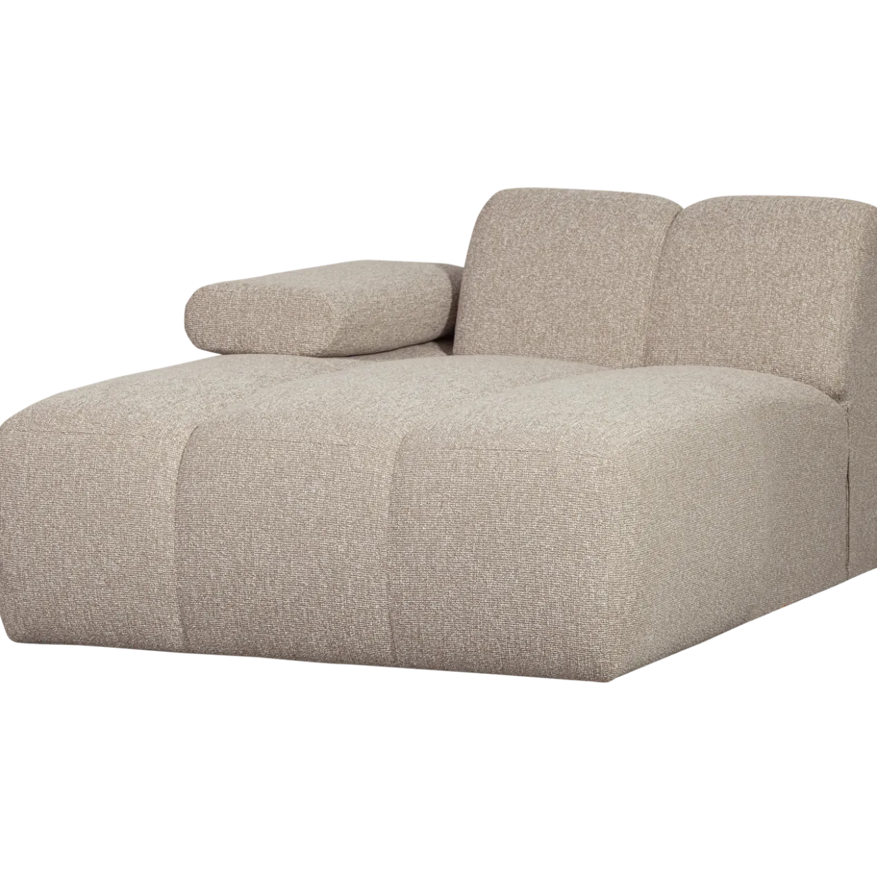 Mojo chaise longue element links boucle beige melange