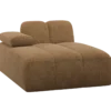 Mojo chaise longue element links wollig honinggeel