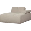 Mojo chaise longue element rechts boucle beige melange
