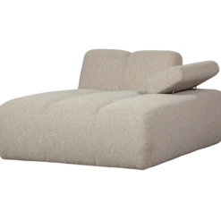 Mojo chaise longue element rechts boucle beige melange