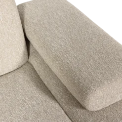 Mojo chaise longue element rechts boucle beige melange