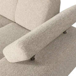 Mojo chaise longue element rechts boucle beige melange