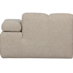 Mojo chaise longue element rechts boucle beige melange