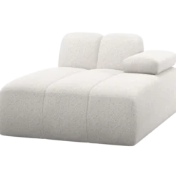 Mojo chaise longue element rechts wollig ecru