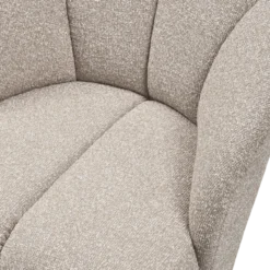 Mojo draaifauteuil boucle beige melange
