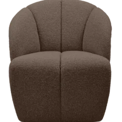Mojo draaifauteuil boucle bruin melange
