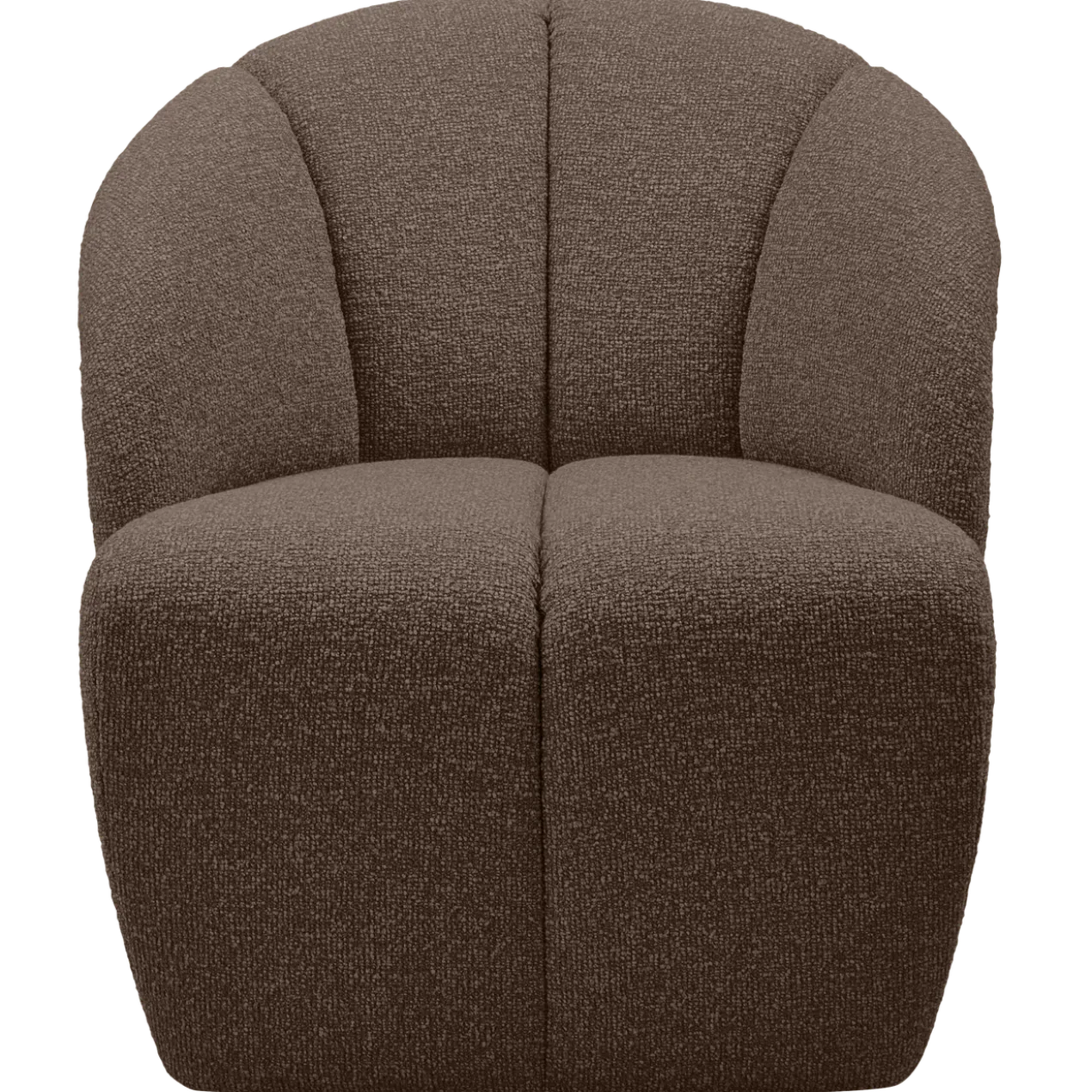 Mojo draaifauteuil boucle bruin melange