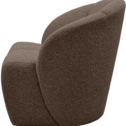 Mojo draaifauteuil boucle bruin melange