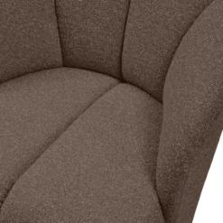 Mojo draaifauteuil boucle bruin melange