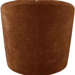 Mojo draaifauteuil ribstof roestbruin