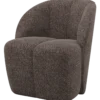 Mojo draaifauteuil wollig bruin