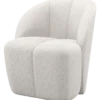 Mojo draaifauteuil wollig ecru