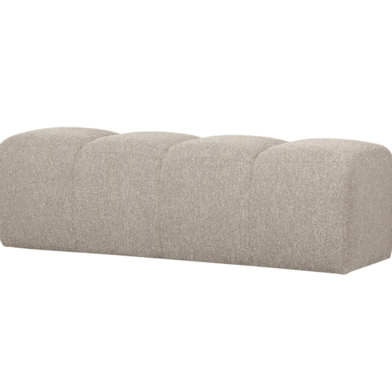 Mojo eetbank 164 cm boucle beige melange